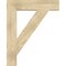 Ekena Millwork Traditional Block Rough Sawn Bracket, Douglas Fir, 6"W x 32"D x 40"H BKT06X32X40TRA05RDF - alternate 4